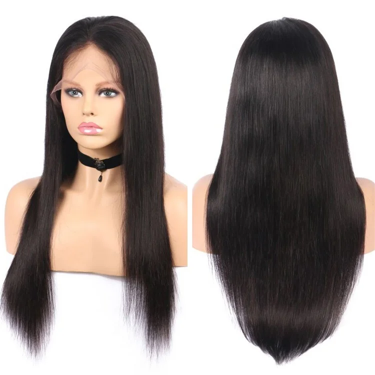 

Tuneful 2021 new products 100% Human Hair Wigs raw Unprocessed 18018 13* 4 Brazilian Cuticle Aligned Human Hair Wig for black