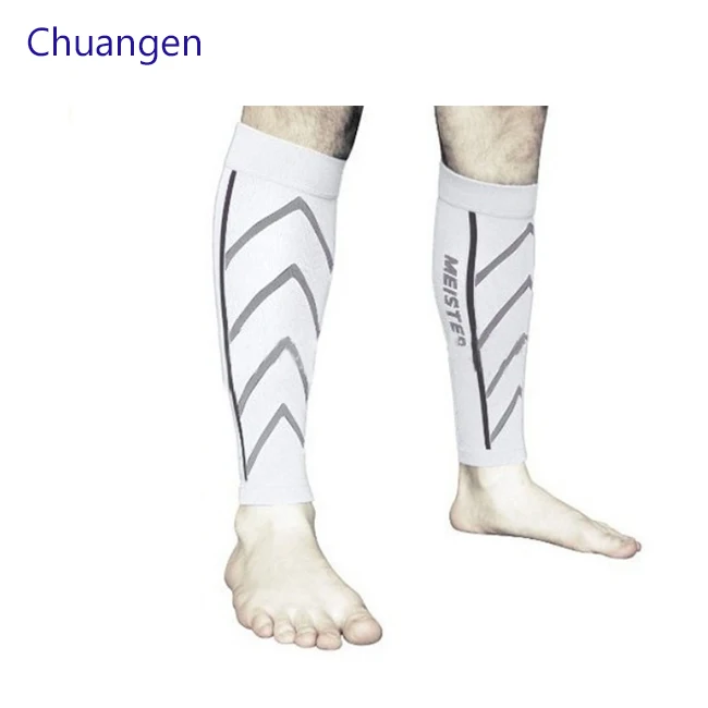 

Wholesale Leg Running Sleeves Support Compression Brace Calf Shin Socks, Black, white, green, blue, red, yellow, orange, purple,pink,grey