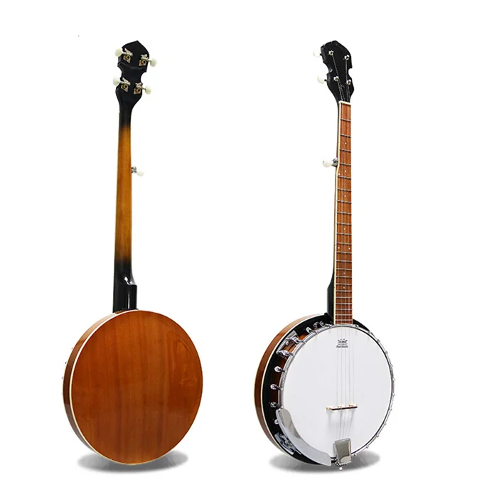 Stringed Instrument  Free OEM Brand 5-String Banjo 24 Bracket with Closed Back and Geared 5th Tuner Made in China