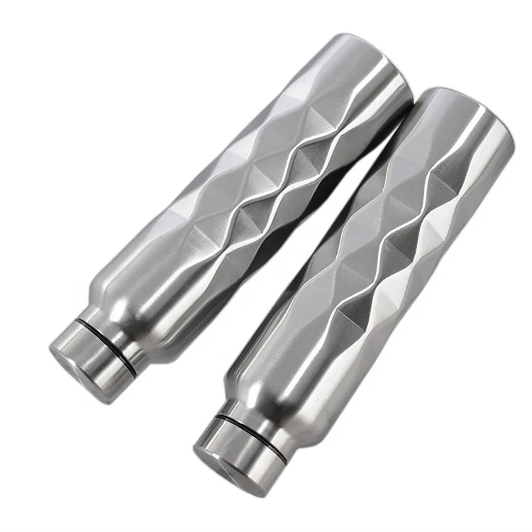 

1000ml Bulk Stainless-Steel Single Wall Sport Water Bottles, Silver