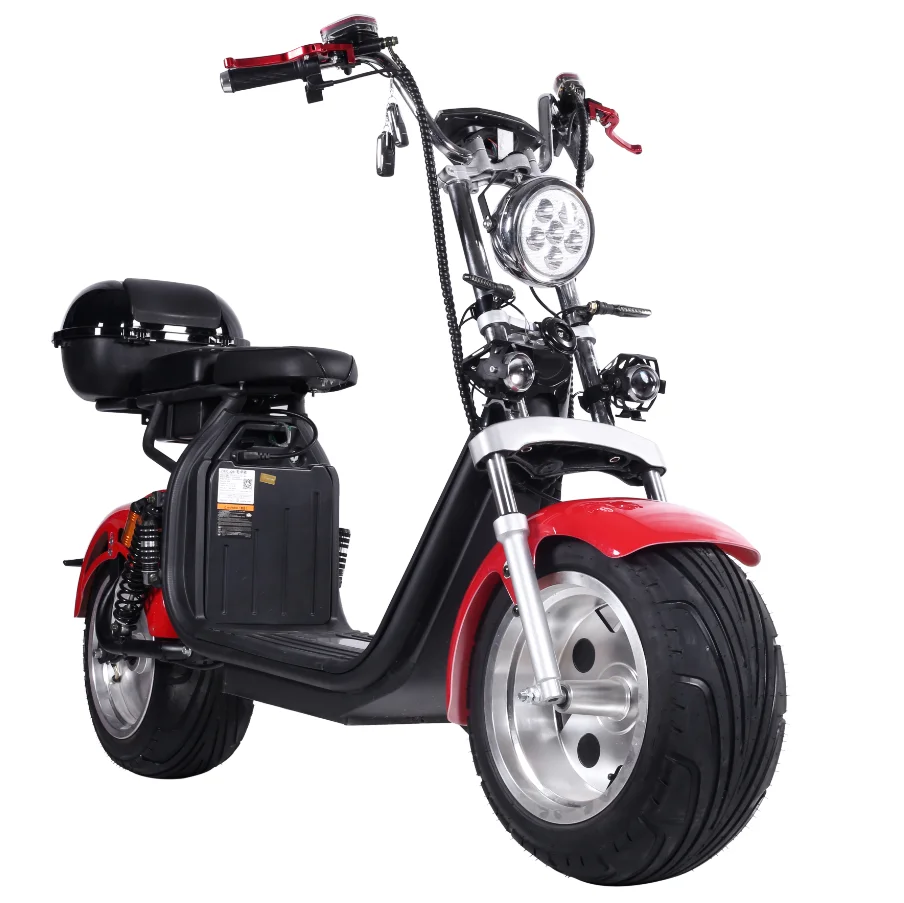 

Holland Warehouse New CE 3000W E-Citycoco 60V 80km/h Lithium Battery Removable Fat Tire Electric Scooter City coco Citycoco