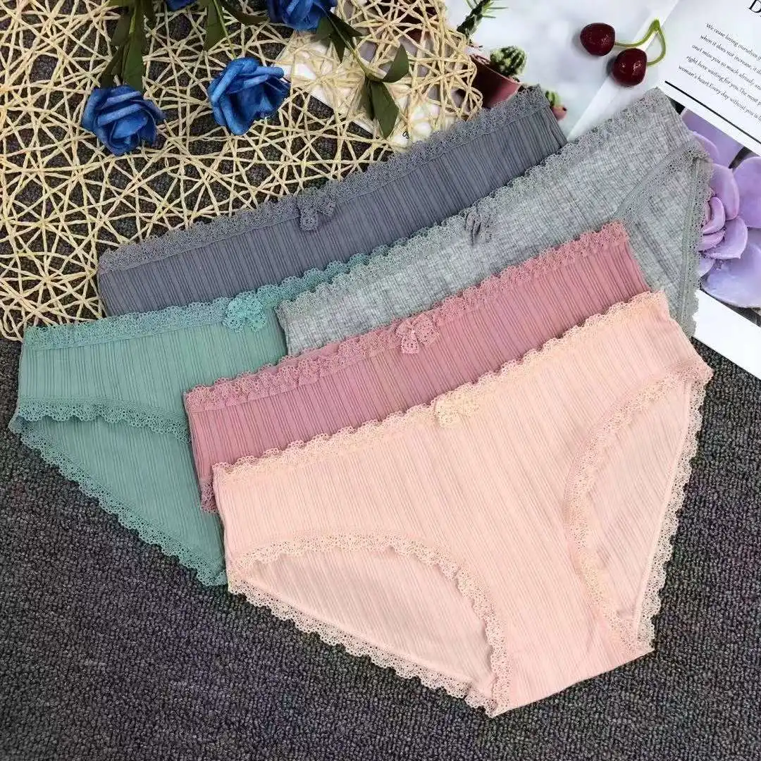 

Cotton Ladies Underwear High Waist Cotton Recovered Warm Triangle Briefs