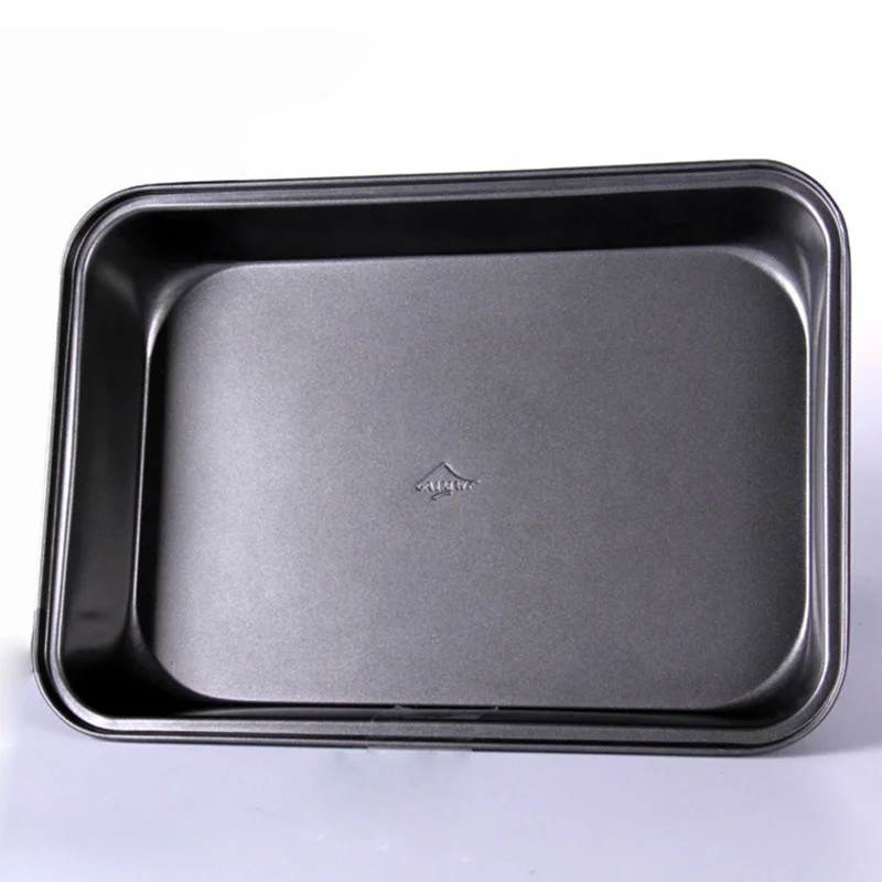 

Rectangular Non-Stick Cake Pan cookie pan Oven Tray Pans, Black