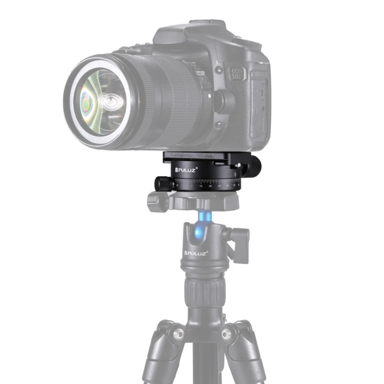 

Dropshipping PULUZ Camera 360 Degree Rotation Panorama Ball Head with Quick Release Plate for Camera Tripod Head