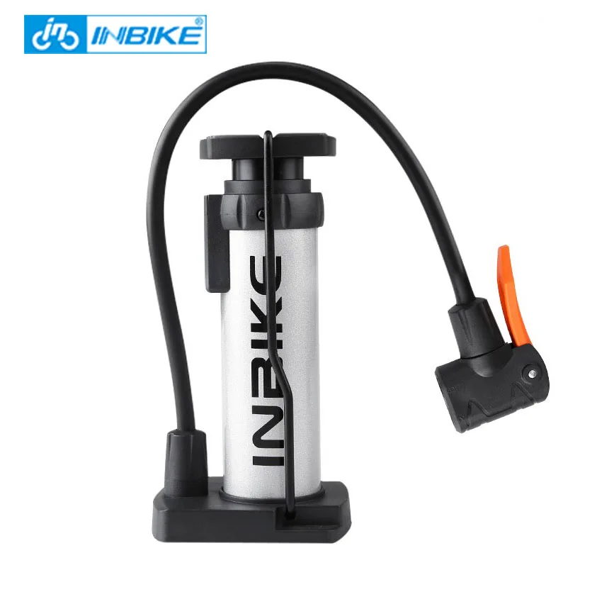 

INBIKE Mountain Bicycle Tyre Pumps Foot Small Size Portable Air Bike Pump, Silver