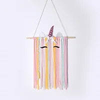 

Kids Room Rainbow Wall Hanging For Home Decor Knitted Wall hangings Scandinavian Home Decor