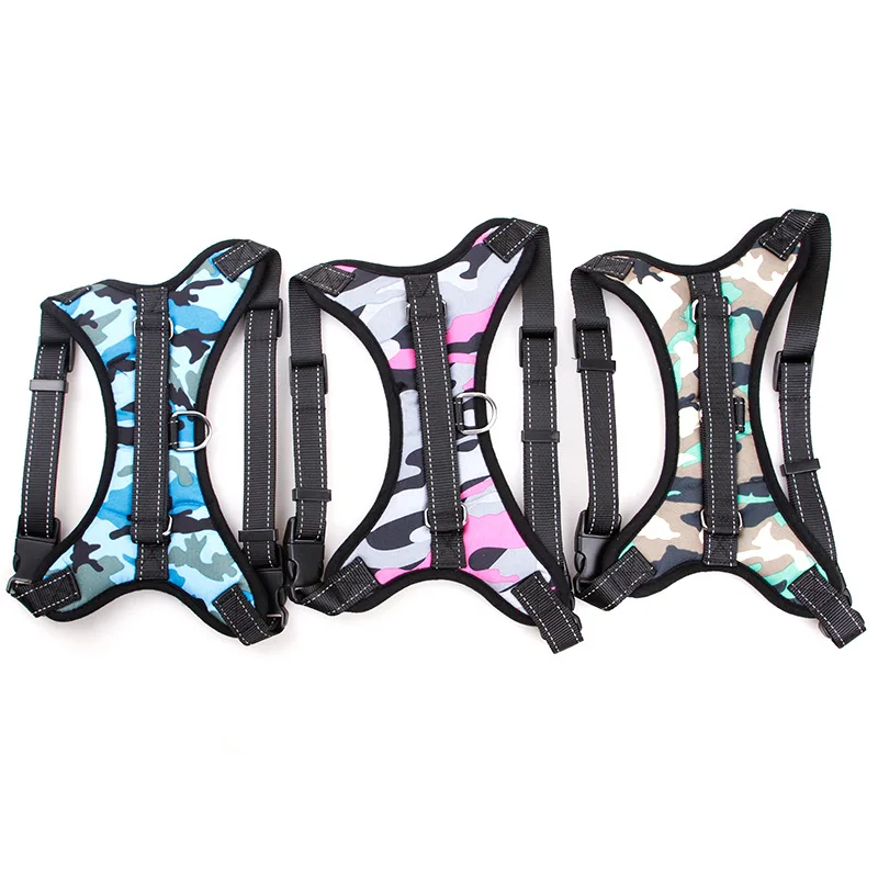 

New Stock Pet Supplies Medium And Large Leash Dog Collar Pet Chest Harness Set