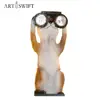 factory hot sale resin statue animal products polyester dog sculpture home decoration