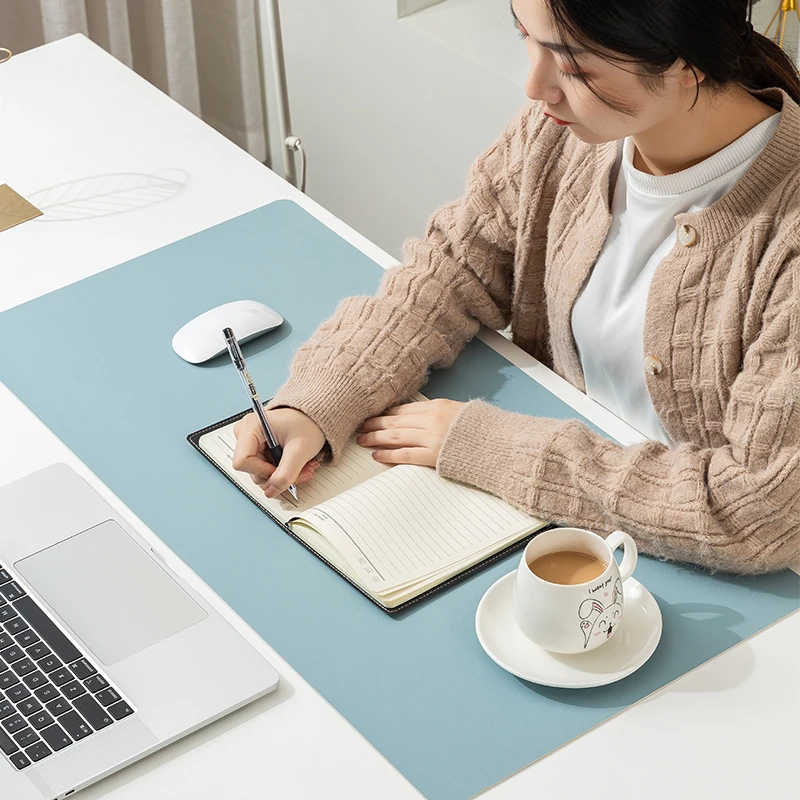 

Wholesale Waterproof Leather Mouse Pad Custom Office Leather Desk Pad Mouse Pad, Customized color