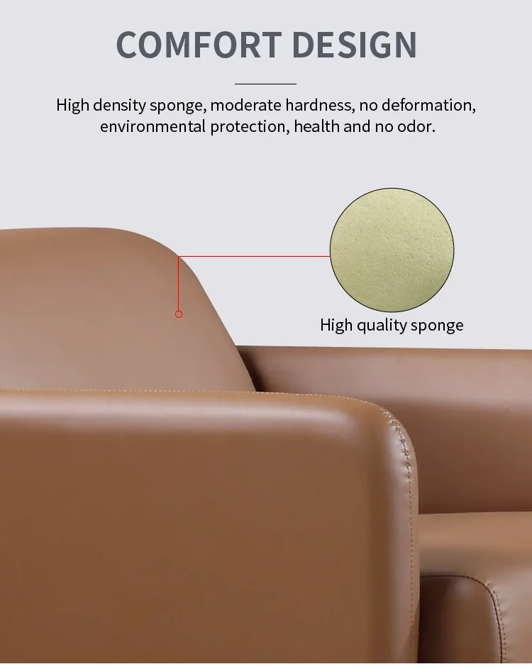 Pengpai Office Furniture Set Foshan Seven Seater Morden Sofa Sofas