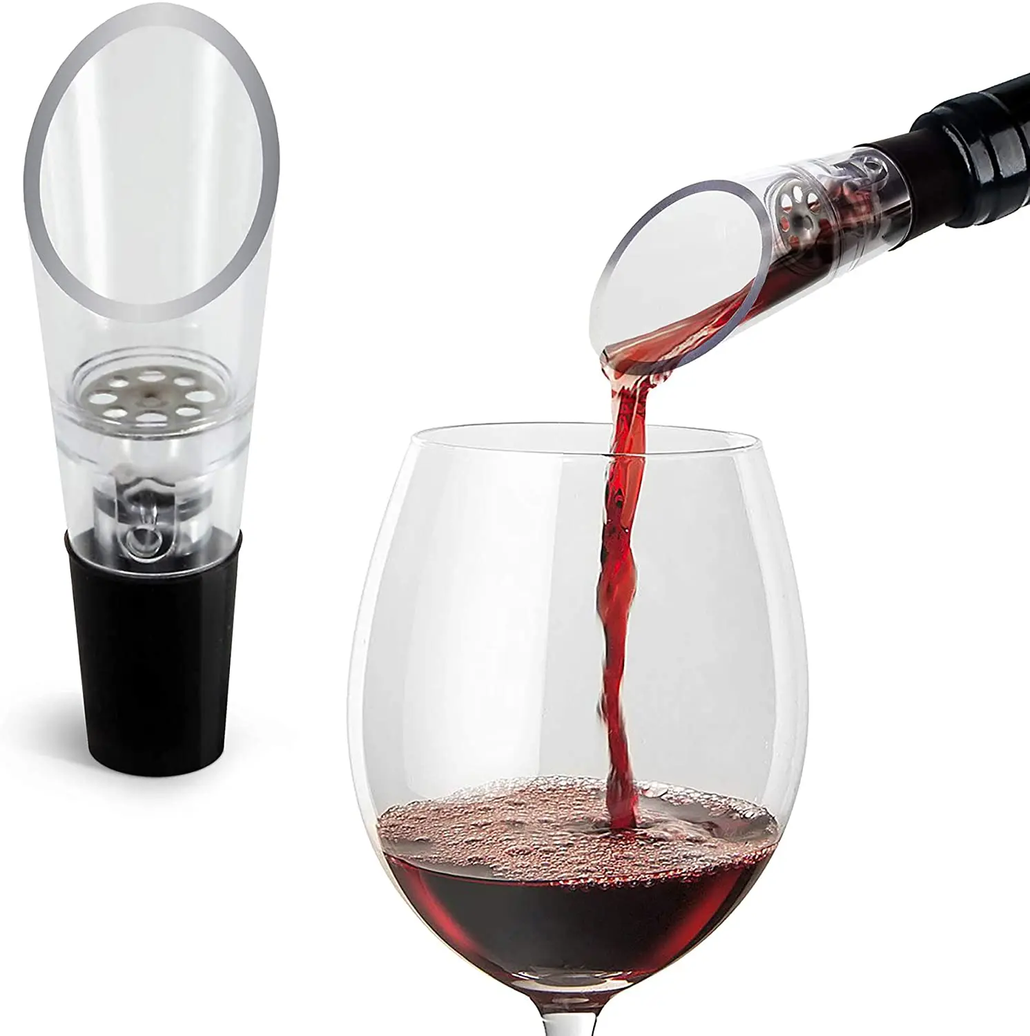 

Red Wine awrators Aerator Pour Spout Bottle Stopper Decanter Pourer Aerating Wine Aerator Pour Spout Bottle Stopper