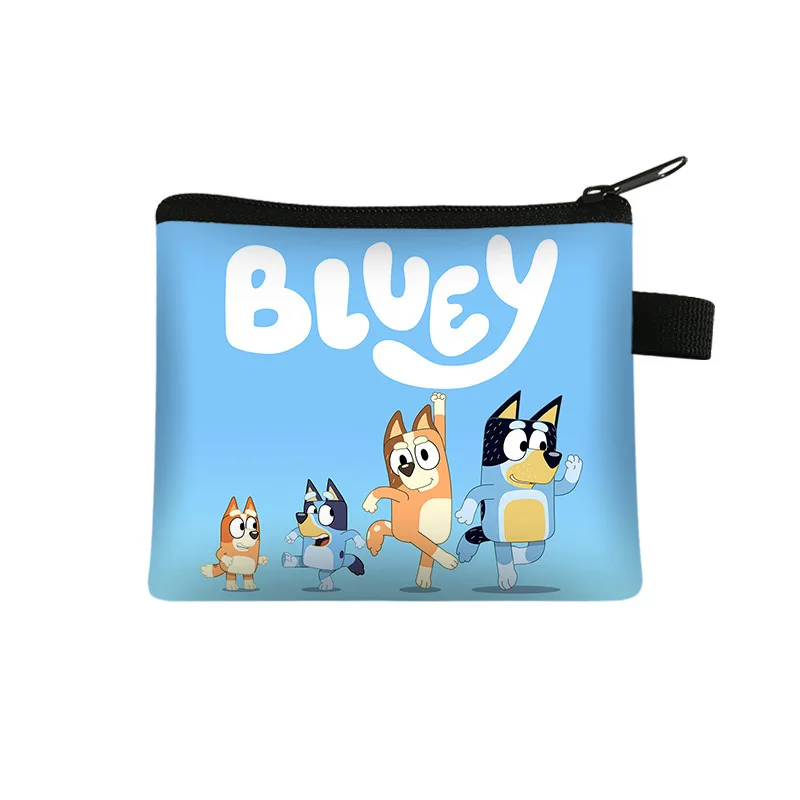 

2021 New Bluey Bruy Cartoon Children's Coin Purse Polyester Card Bag Simple Coin Storage Bag, 1,2,3,4,5,6,7,8,9,10,11,12,13,14,15,16,17,18,19,20,21,22,23,24,25,