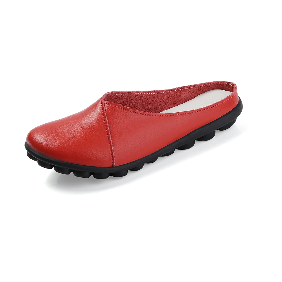 

Fashion customized flat bottom woman flat closed shoes