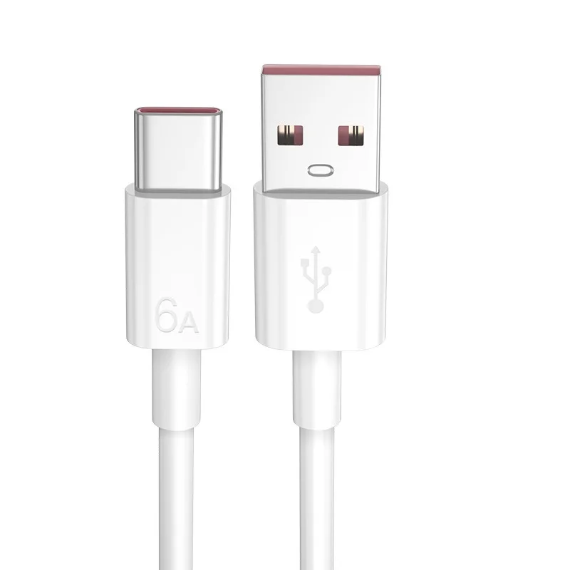 

1M 1.5M 2M 66W Type c Super fast Charger cable 6A TPE Flexible USB Fast charging Type C Cable for huawei
