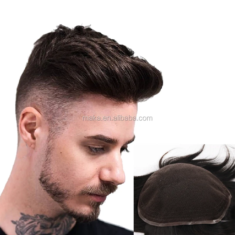 

swiss lace toupee human hair wig toupee