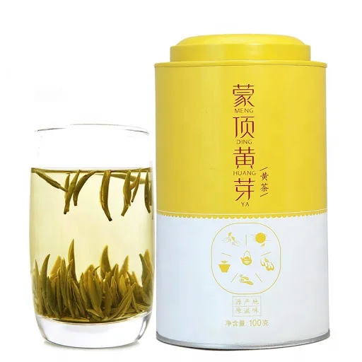 
Chinese Famous Yellow Tea Mengding Huangya Yellow Buds Tea 