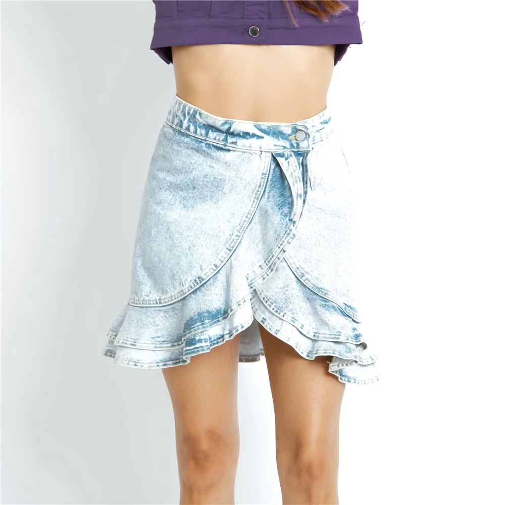 skirt denim overalls