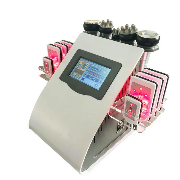 

6 in 1 lipolaser cavitation rf vacuum body slimming machine cavitation machine price