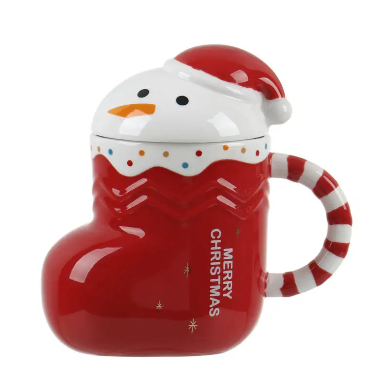 

Hot Selling Wholesale Ceramic Mug Christmas Gift 440ml Coffee mug Christmas Mug Set