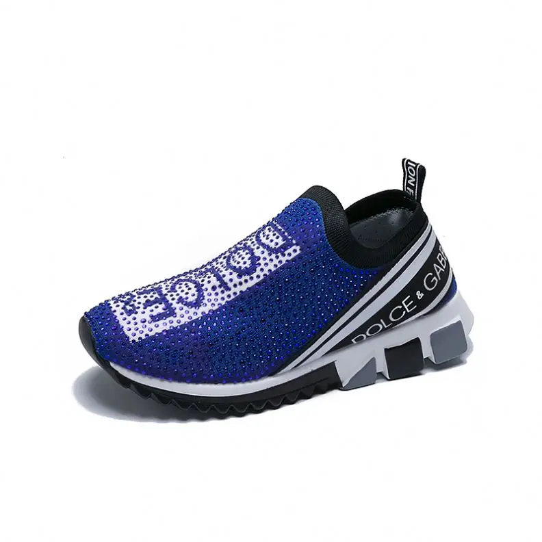 

Whole sale Fashion hot sale casual sports shoes with diamond for women