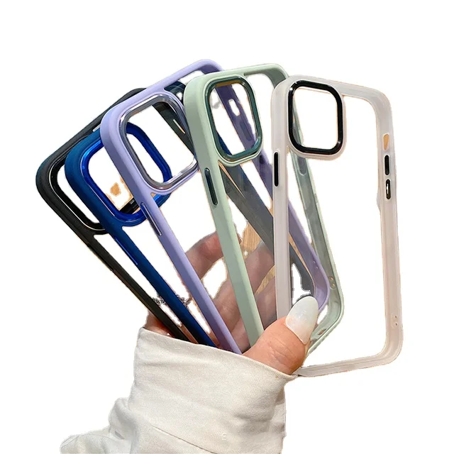 

New Fashion Drop-Proof Corrugated Blank Tpu Luxury Square Case Phone For iphone 12