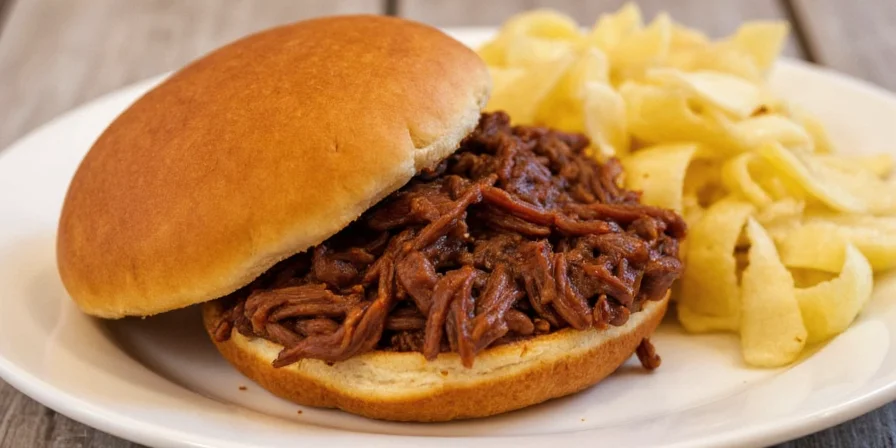 Smoking beef brisket with hickory wood chunks