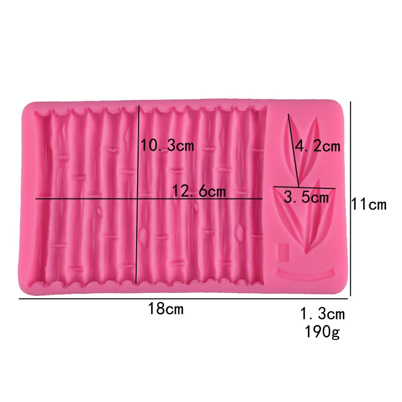 

new style bamboo leaf cake border decoration mold fondant silicone baking tools ultra-light clay mold, As picture