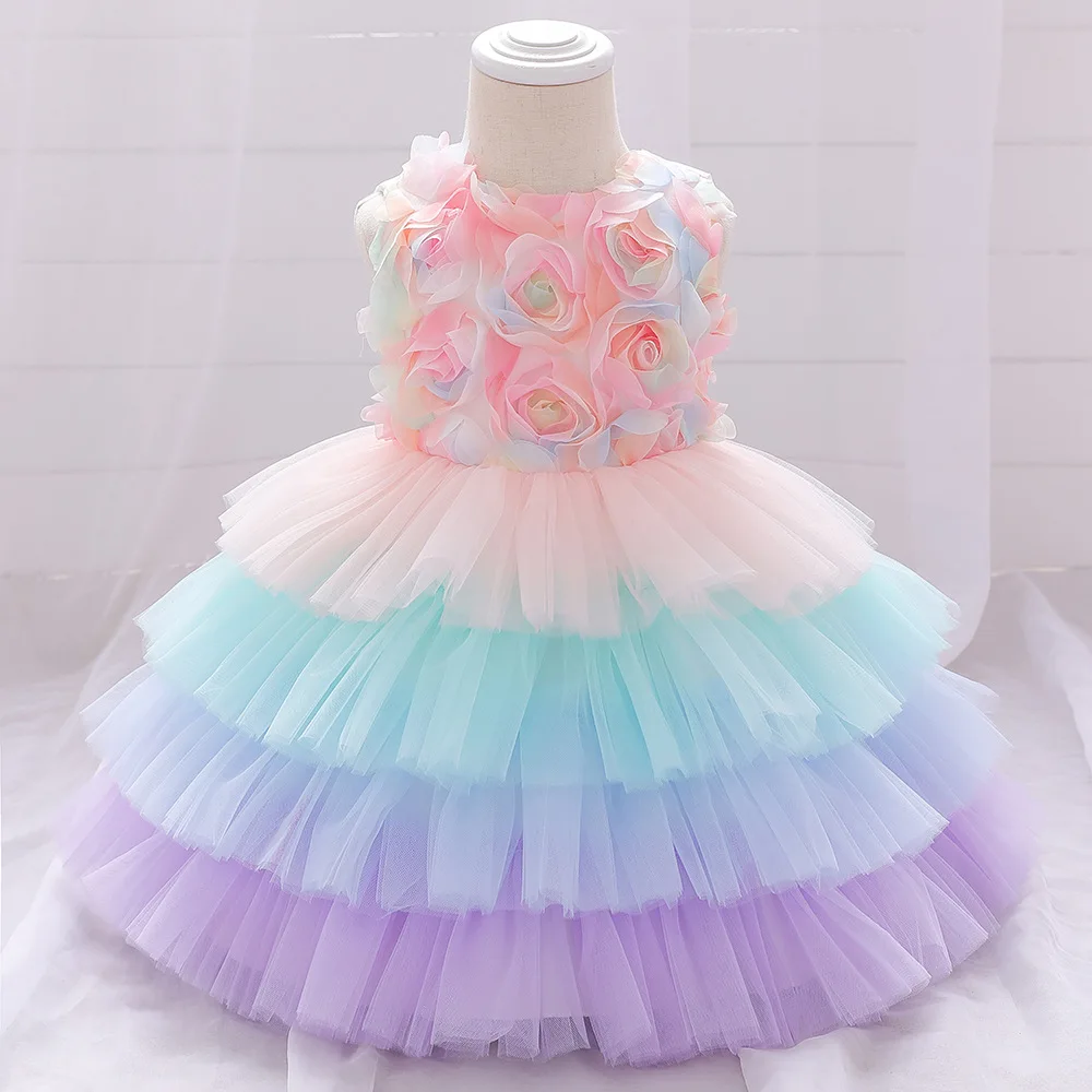 

Baby Girls Dress Princess Dress Children Skirt Flower Girl Party Birthday Dress One Piece