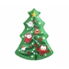 OEM Dessert Serving Dishes Dinner Table Set Christmas Tree Shape Print Plastic Cheap Melamine Xmas Tree Plate