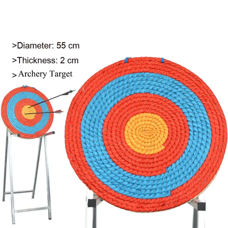 

1pc Archery Grass Target Arrow Target Diameter 55cm Straw Bow And Arrow Shooting Targets Board For Outdoor Sports Accessories