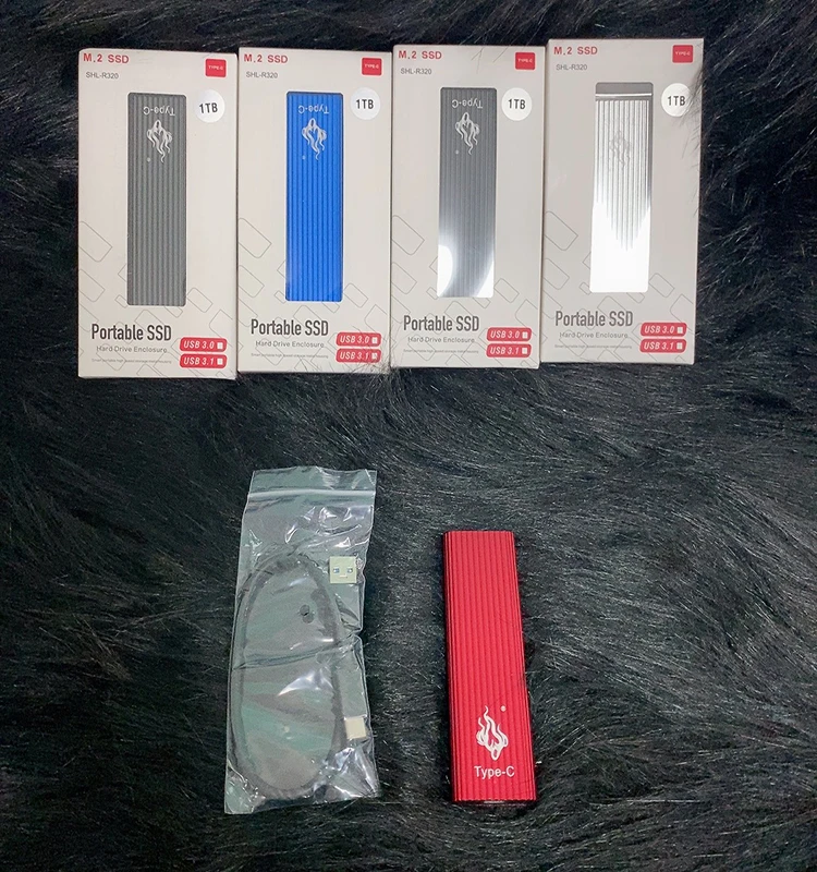 

Portable Type C USB External HHD SSD 2TB 1TB for External Hard Drive, Custom color