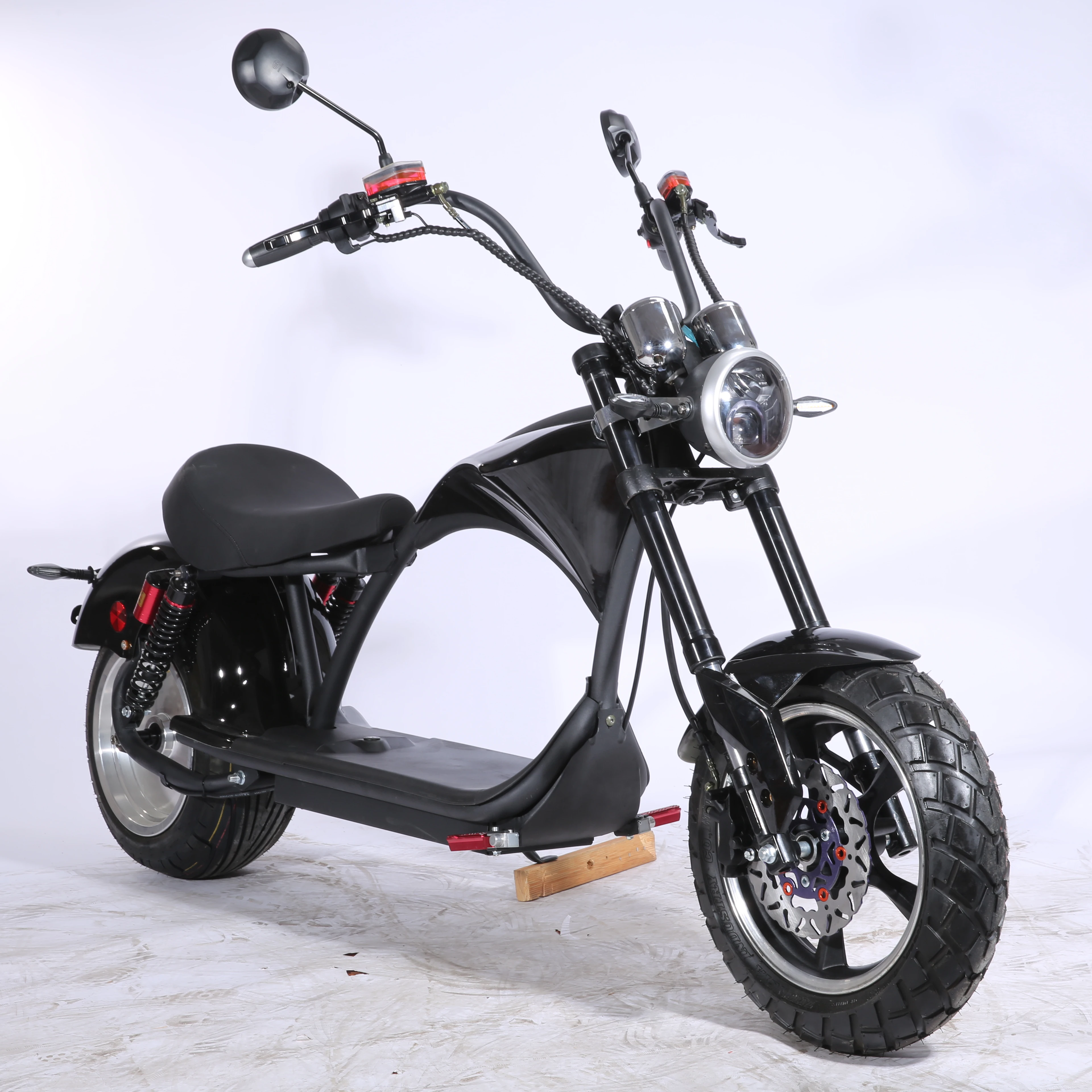 European Warehouse Stock ELectric Citycoco 2000W 3000W 60V 30AH 2 Wheel 12 inch Fat Tire Harleyment Scooter