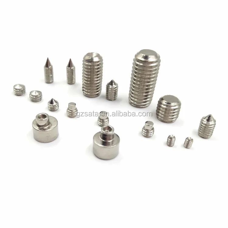 
Stainless Steel & Carbon Steel & Alloy Steel Hex Socket Dog Point Set Screws 