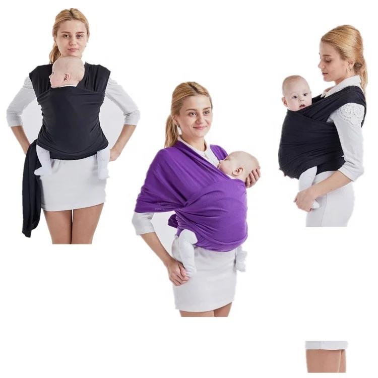 

Light weight baby carrier breathable adjustable ring organic cotton baby sling carrier wrap