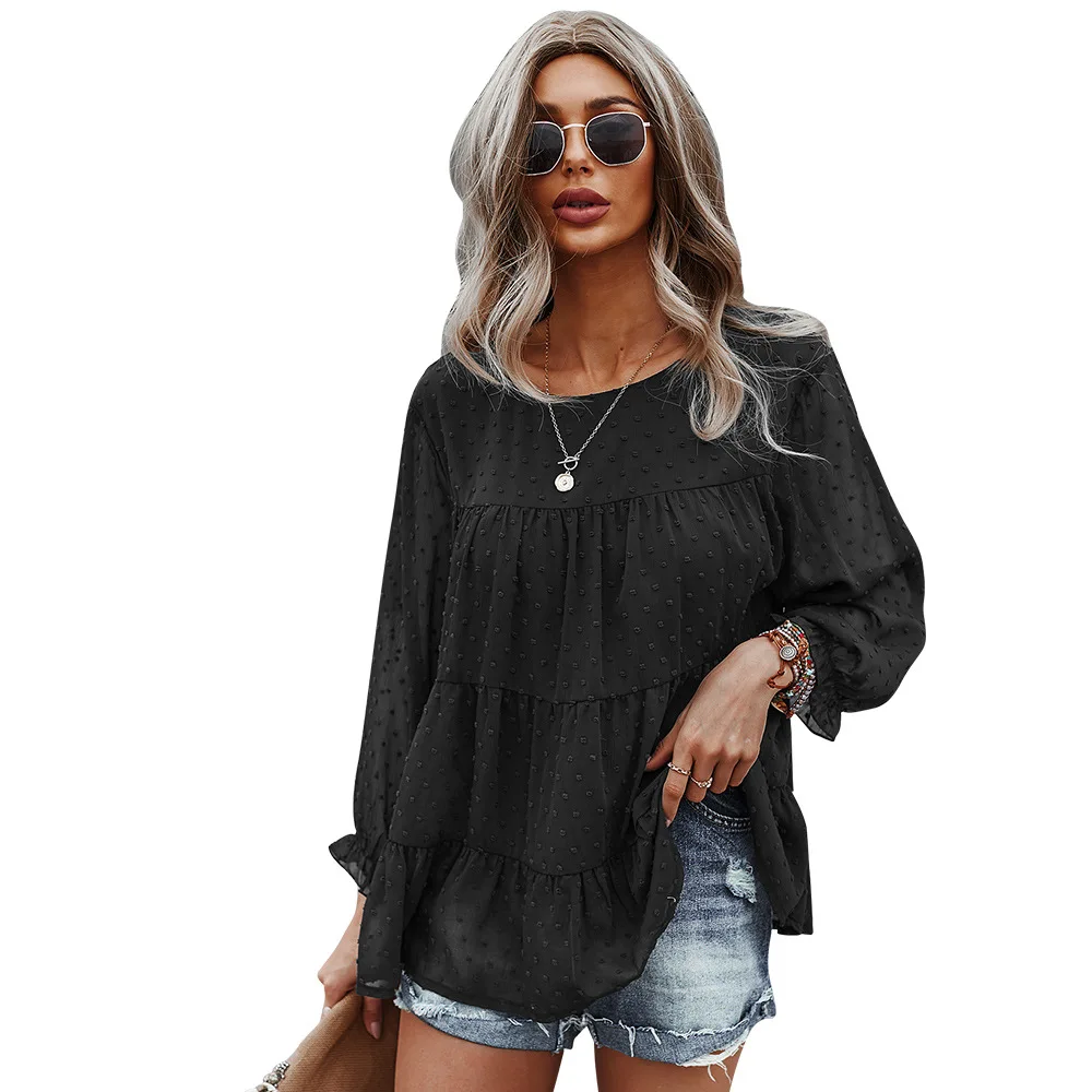 Autumn Spring Blouses Women White Shirt Casual Tops Long Sleeve Shirts Ladies Clothing Office Tasells Blouse Blusas De Mujer