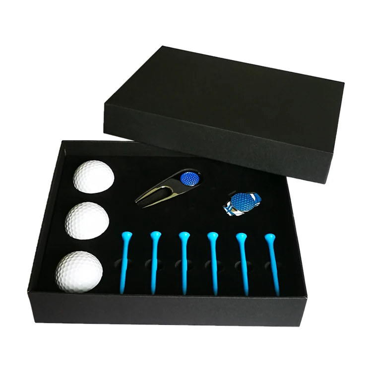

Golf Gift Set Souvenir Box Kit Golf Gift Box Set, Red, blue, yellow