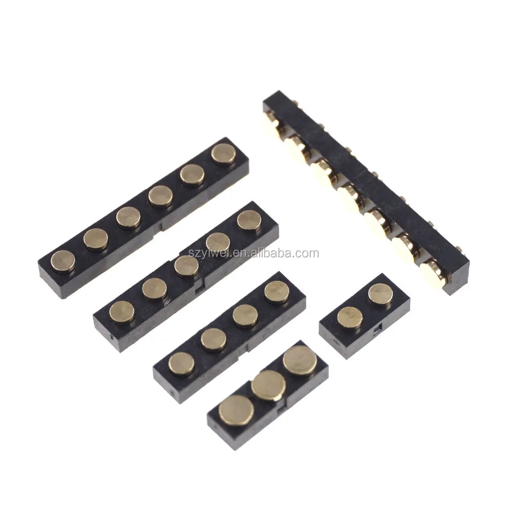 Smd Target Contact Pad Connector 2.54 Mm Grid 3 Pin Female Header For