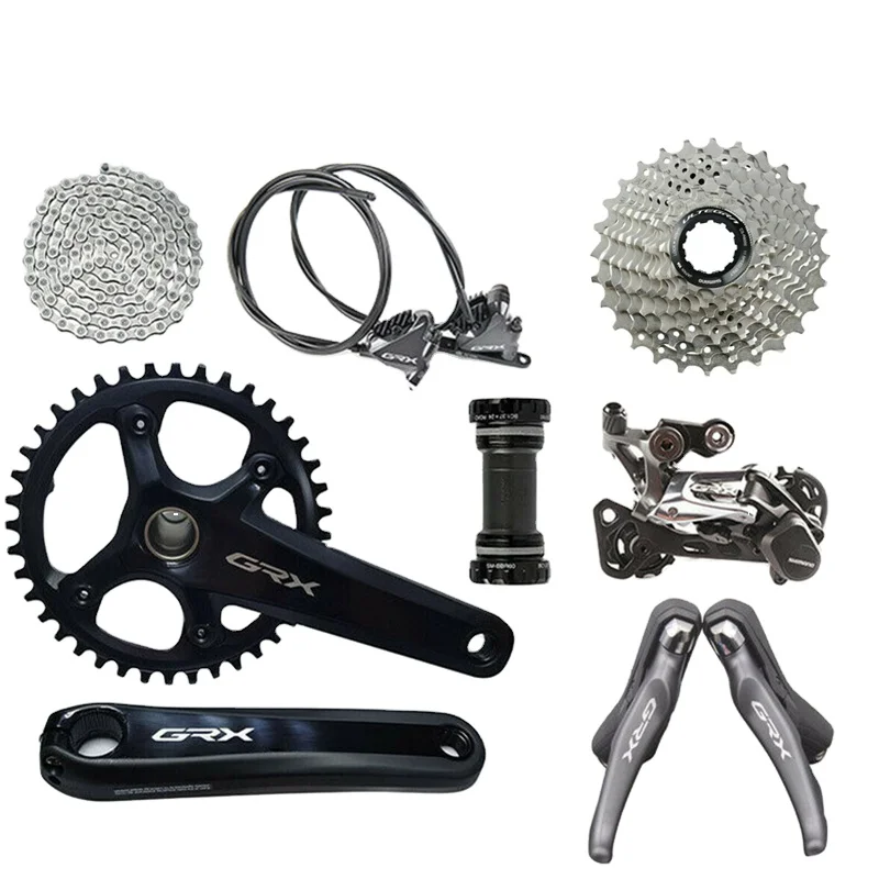 

SHIMANO GRX RX810 RX812 Groupset 170 172.5 175mm 40 42T Crankset Shifter Derailleur Cassette 1X11s Road Bike Disc Brake Suit