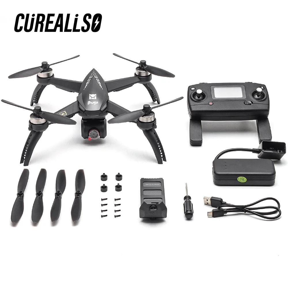 

CUREALLSO B5W Drone Gps 5G Rc 2.4Ghz Quadcopter Enhanced 4K Wifi Dron Fpv Camera Hd 20Min Drones Time Toys drone professional