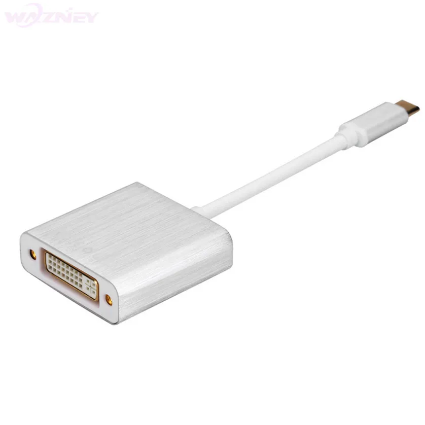 USB 3.1 TYPE-C TO DVI 1080P HDTV USB TYPE C to DVI Converter Cable Adapter For New Macbook air samsung Google Chromebook