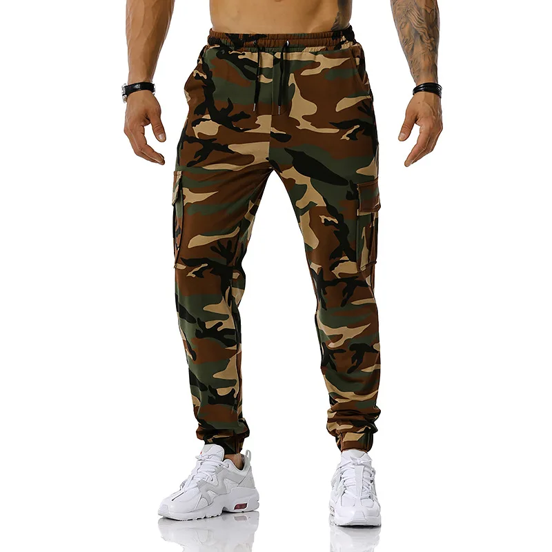 

2022 New Men's Patchwork Camouflage Outdoor Men's Sports Pants