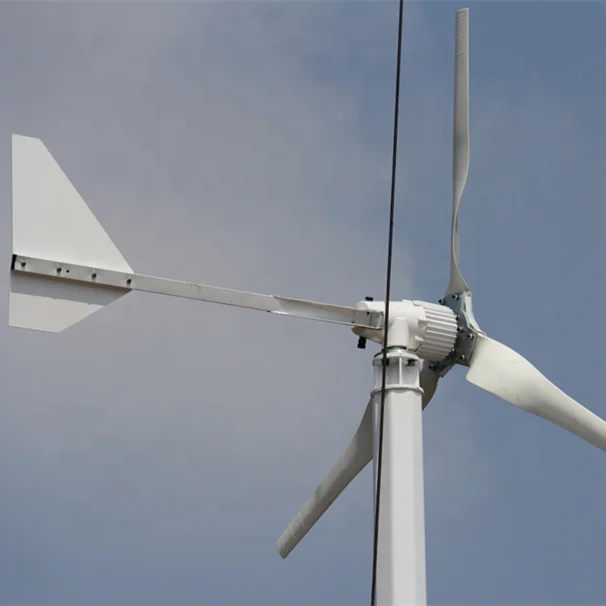 2kw 风力发电机 24v/48v/96v/220v 卧式交流风力发电机低启动风速