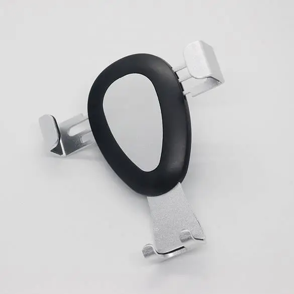 

White phone holder REKmv air vent car mobile cell phone holder, Black silver