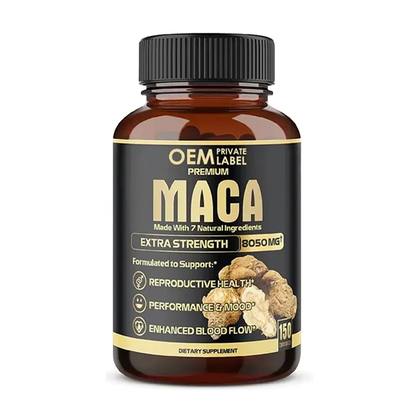 

OEM Healthcare Supplement Energy Gummies Black Maca Root Vitality Increase Energy Maca Gummies