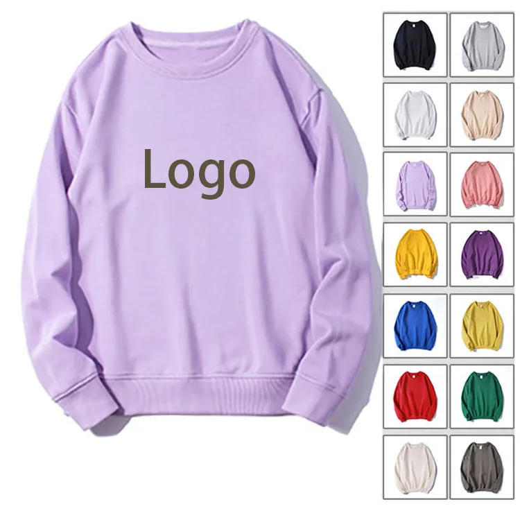 

High Quality New Style 100% Cotton Blank Streetwear Custom Logo 3D digital Print Crewneck Men's Pullover Sweatshirts