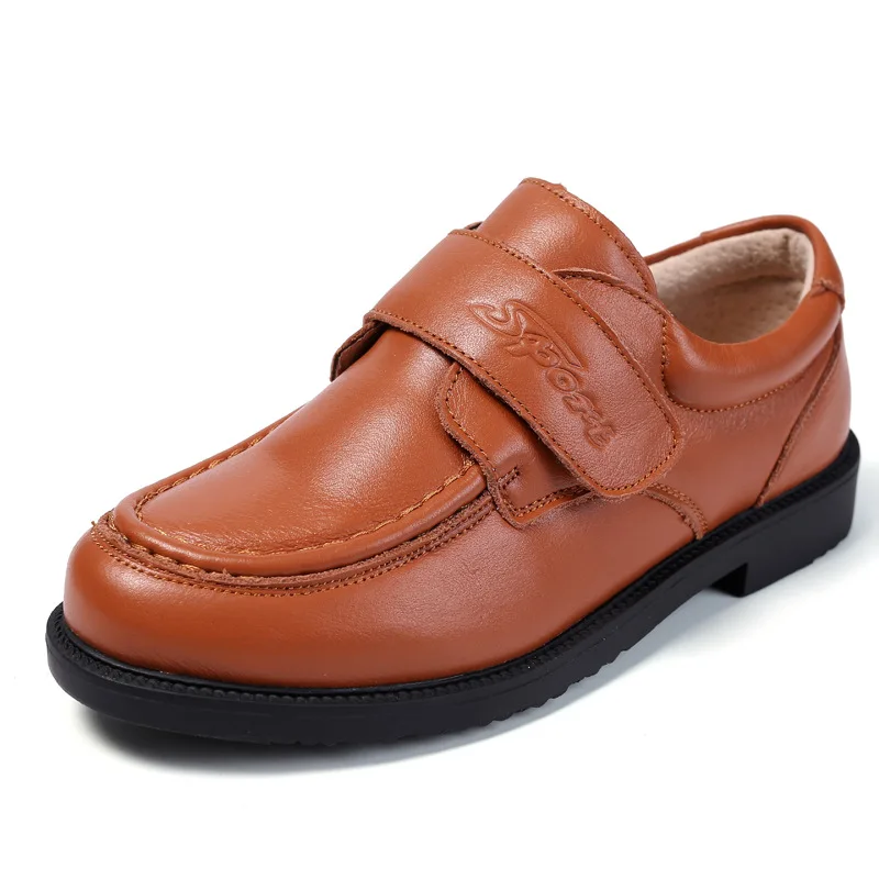 

High Quality Comfortable Student Shoes driving Leather Shoes for Women, White/brown