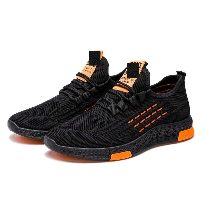 

Wear Resistant Non-Slip Mesh Lace Up Couple Mens Sports Shoes, 3 colors