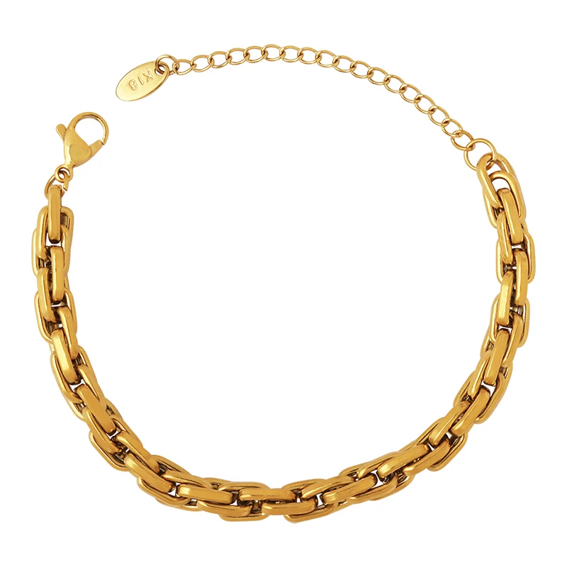 

Personalized fashion stainless steel bracelet waterproof chain bracelet