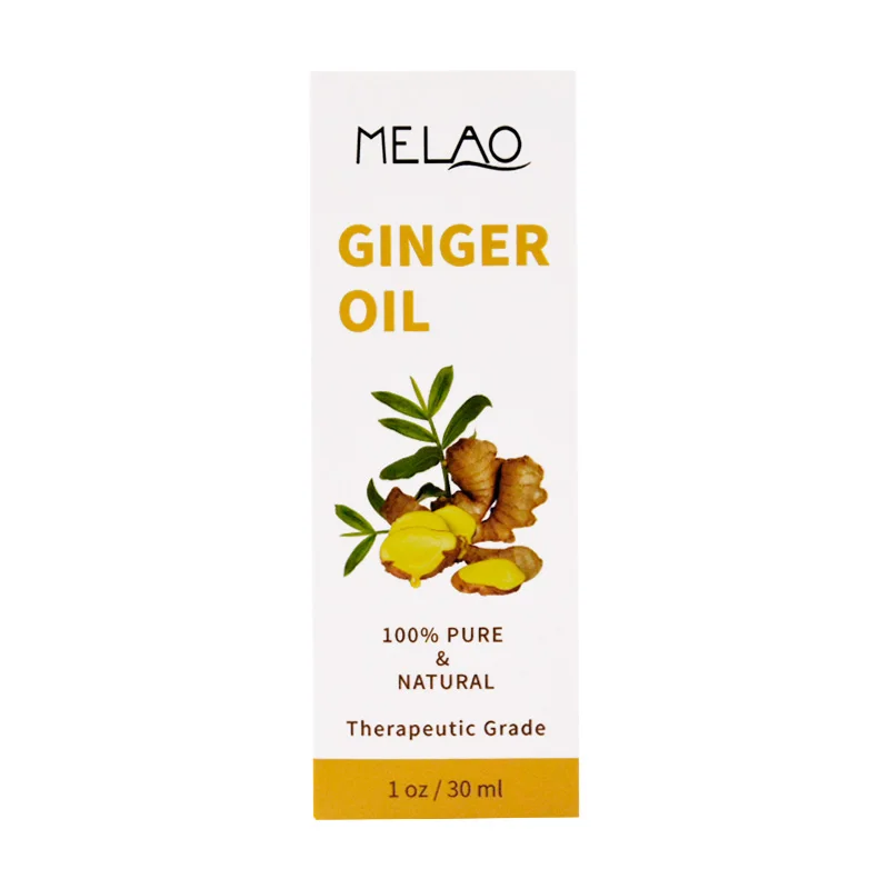 
High quality Pure & Fresh steam distillation Therapy Lymphatic Ginger Oil 30ml for Man & Women 
