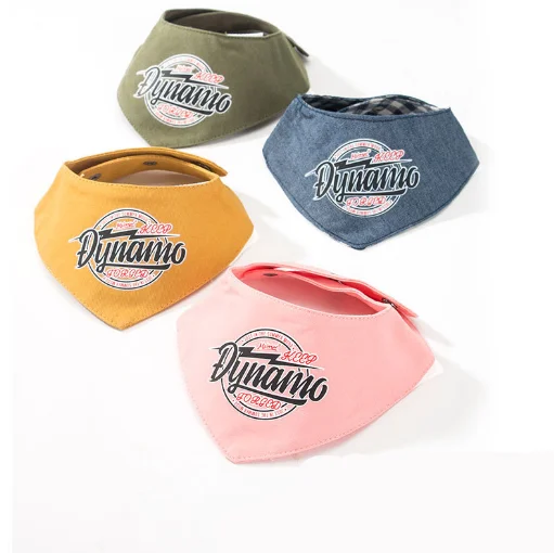 

Trilateral Pet Accessories Of Saliva Towel Cloth Dogs Collar for dog